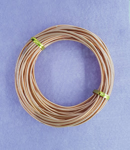 WIRE - ALUMINIUM - 12G (2MM) COPPER (Burlywood) COLOUR